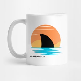 Amity Island Jaws t shirt 1975 Mug